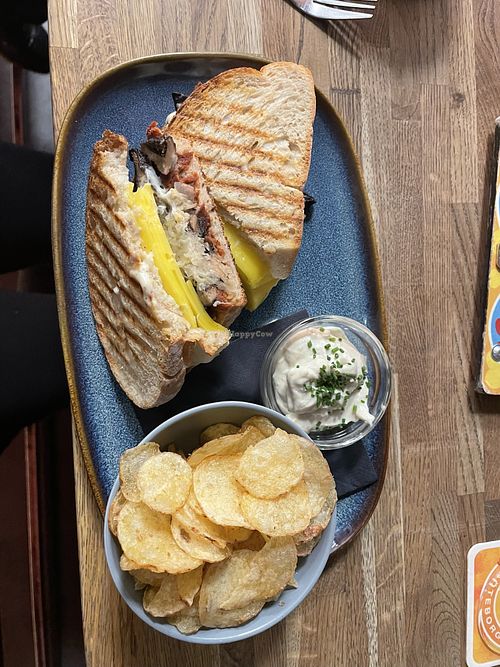 Toastie  at Majornas Bryggeri in Gothenburg