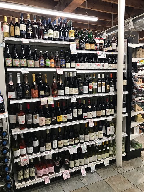 Wine at Lois' Natural Marketplace in Scarborough