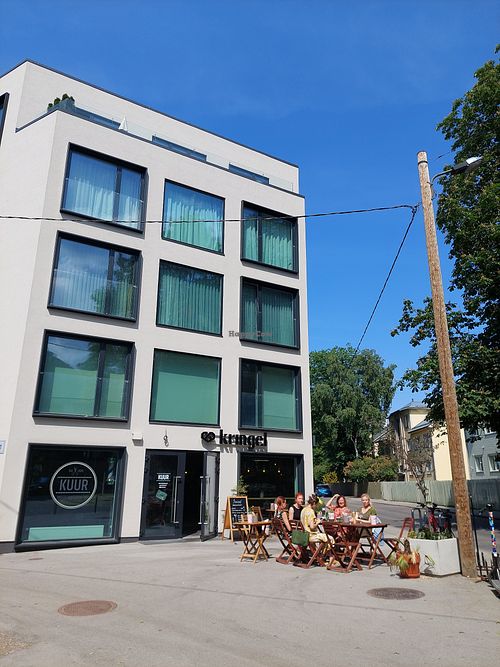 Outside at Kringel in Tallinn