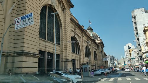 Outside at Mercado Municipal in Sao Paulo