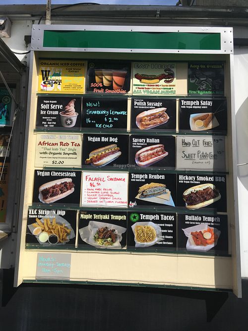 Menu at Viva! Vegetarian Grill - Food Cart in Eugene