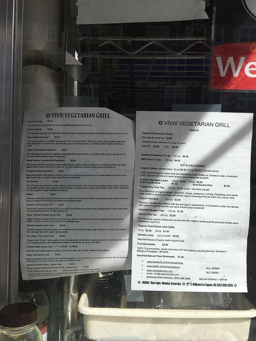 Counter at Viva! Vegetarian Grill - Food Cart in Eugene