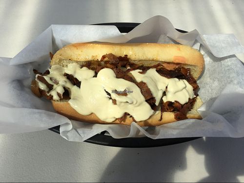 vegan cheesesteak  at Viva! Vegetarian Grill - Food Cart in Eugene