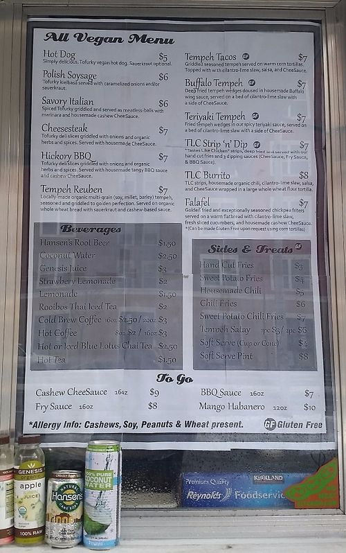 So many options! at Viva! Vegetarian Grill - Food Cart in Eugene