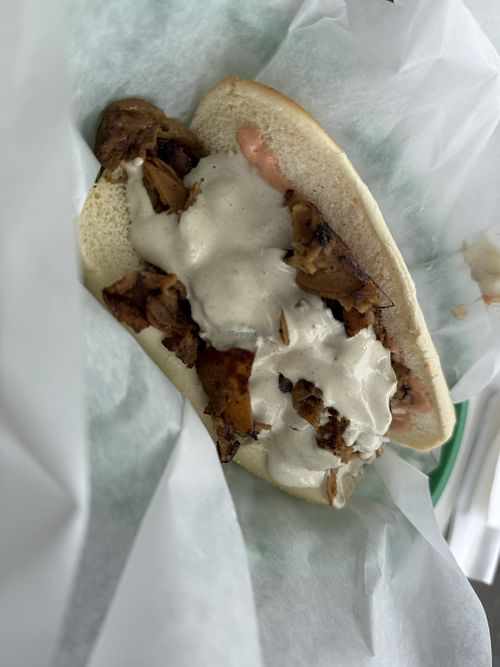 Cheesesteakk  at Viva! Vegetarian Grill - Food Cart in Eugene