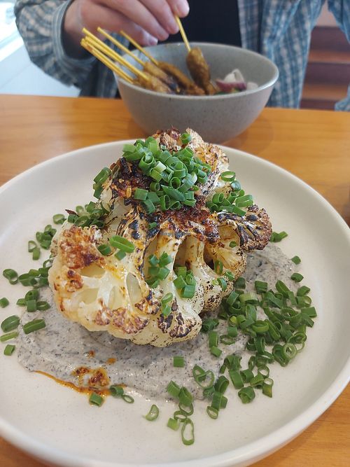 Fried cauliflower at Love Handle in Central Singapore