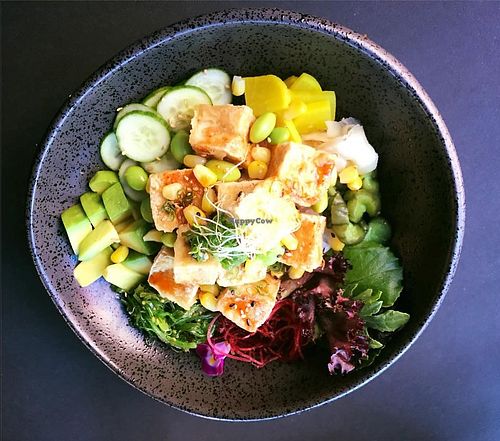 Vegan Poke Bowl at Ichi Ni San in Daytona Beach