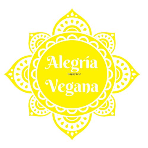 Logo at Alegría Vegana in Bogota