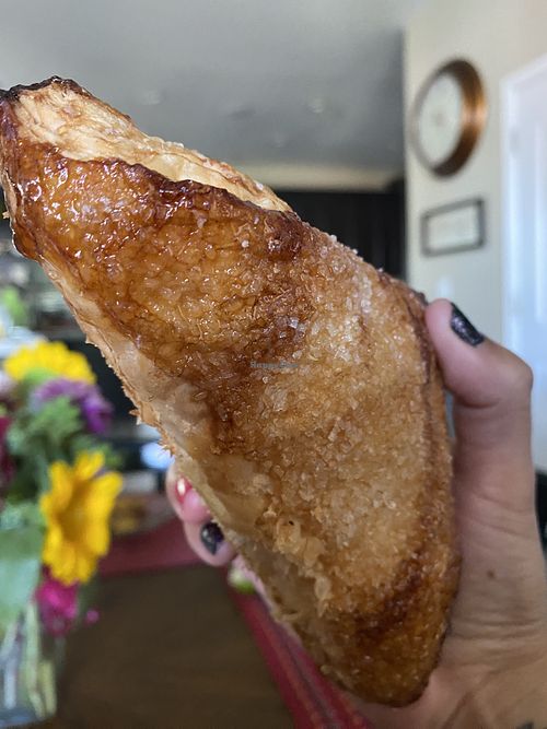 Huge Vegan Turnover, So Flaky and Delicious 💖   at La Espiga De Oro in Salida