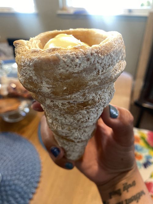 The Vegan Conos (Cones) Have Gotten Larger 😋 💕✨  at La Espiga De Oro in Salida