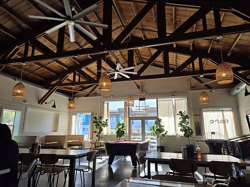 Great interior at Acre Pizza in Petaluma