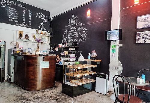 Inside at Bagel House in Chiang Mai