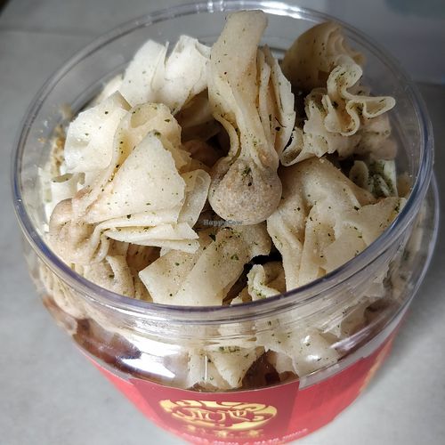 Seaweed wanton (this is vegan) at Kim Tee 金池 - Chinatown in Central Singapore