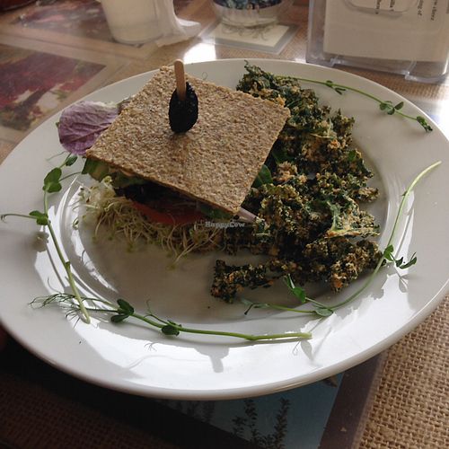 bliss burger at Peace Pies in San Diego