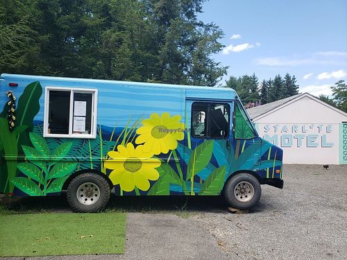 New truck that stays at Starlite Motel and serves Th- Sunday. at Baba in Kerhonkson