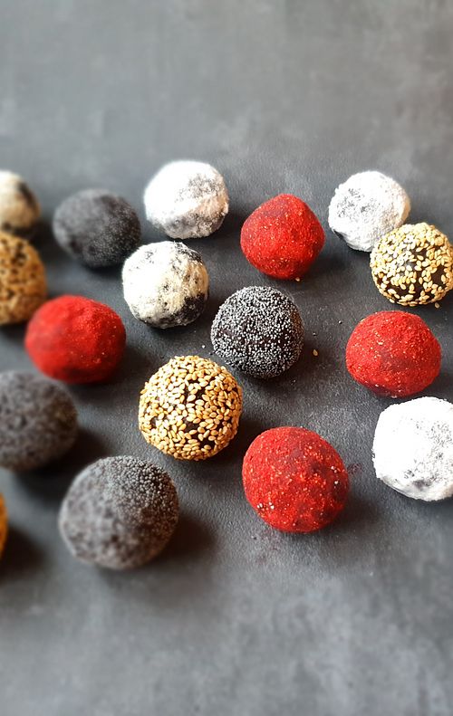 Energy balls at BuddhaBowl Café in Strangnas