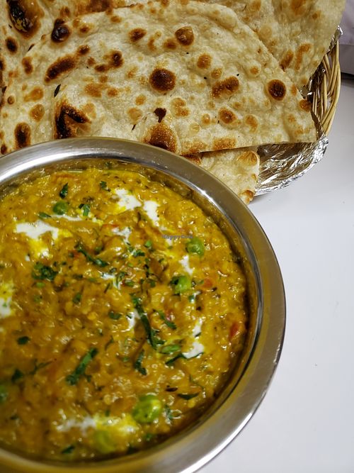 24.- BAINGAN BHARTA ( Berenjenas en masata ) at Shere Punjab Restaurante in Quito