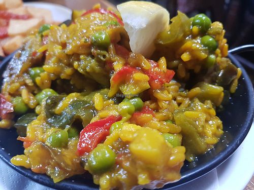 Arroz de verduras at El Coto in Newcastle Upon Tyne