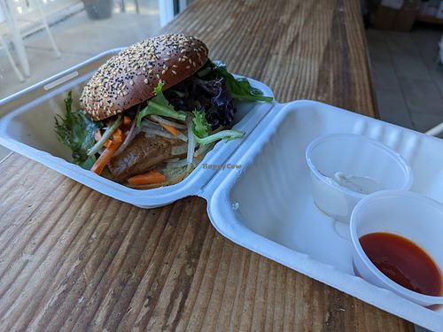 Tofu banh mi at Juice by the Sea in Oak Bluffs