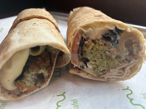 Falafel wrap  at Umi Falafel - George's St Arcade in Dublin