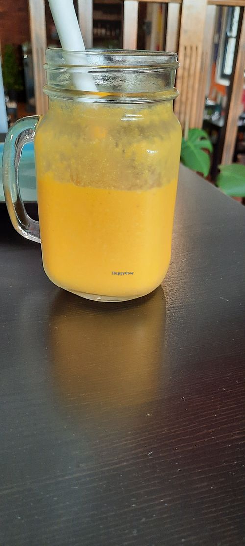 Mango lassie at Veggo Sizzle in Five Dock