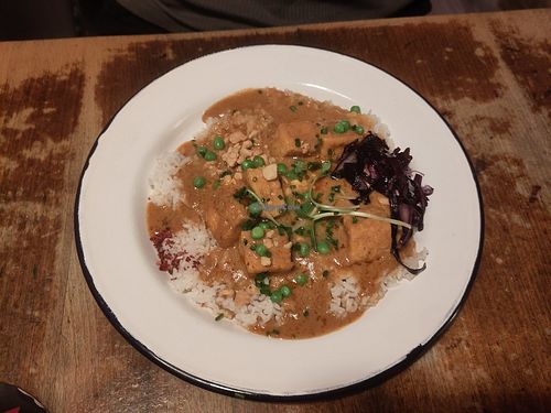 Tofu dish at Jabiru Café in Strasbourg