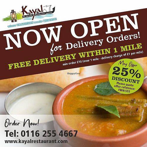 May offer 2020 , Give us a ring on 01162554667 at Kayal in Leicester