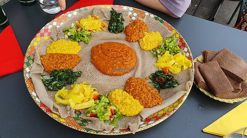 Vegan Platter at Gebeta in Zurich