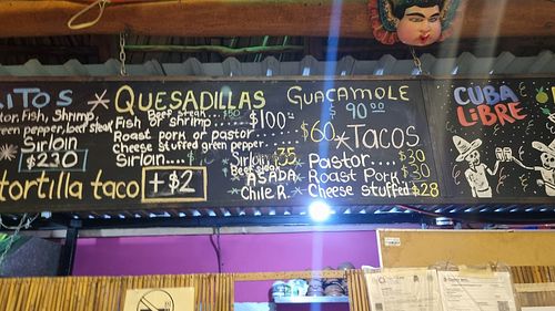  at Mr. Taco in Bacalar