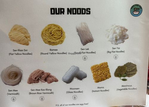 Noodles Oct 2024  at Kaek Kao Kua in Bangkok