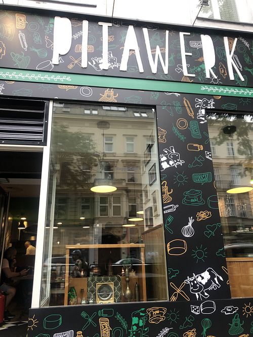 outside  at Pitawerk in Vienna