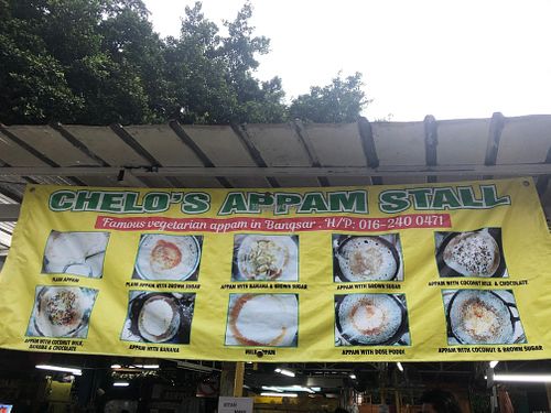 Their stall seen from outside  at Om Shakti Chelo's Appam Vegetarian in Kuala Lumpur