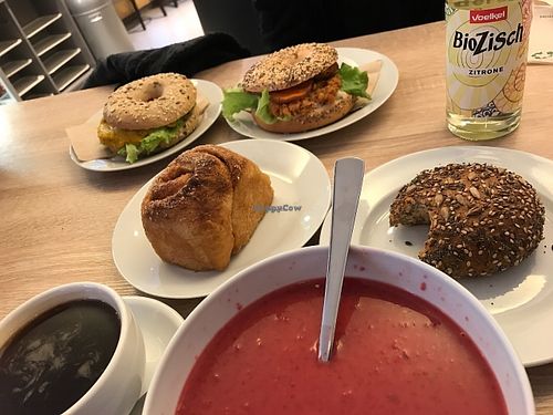 self-chosen menu ;)  at Goodies Berlin - Warschauer in Berlin