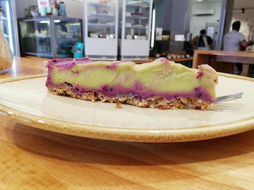 raw vegan cake... So delicious  at Goodies Berlin - Warschauer in Berlin