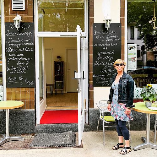 Enjoying a beautiful day in Berlin at Trivitys in Berlin