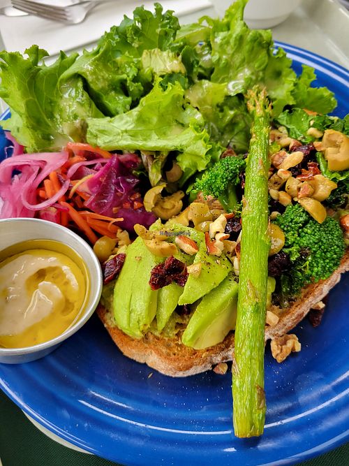 Avocado toast at Cityshop - Shibuya in Tokyo