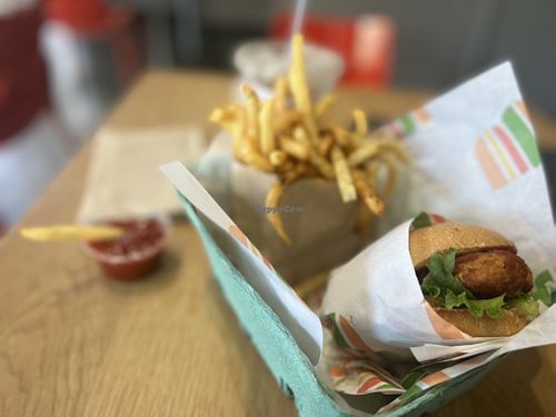 Spicy Chicken Sandwich   at Burger Patch in Davis