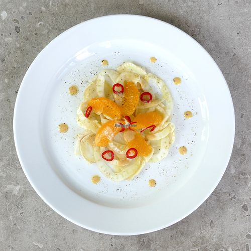 Finocchio: Fennel, Chili, Oranges, Dijon Dressing at Devozione Pasta Bar in Berlin