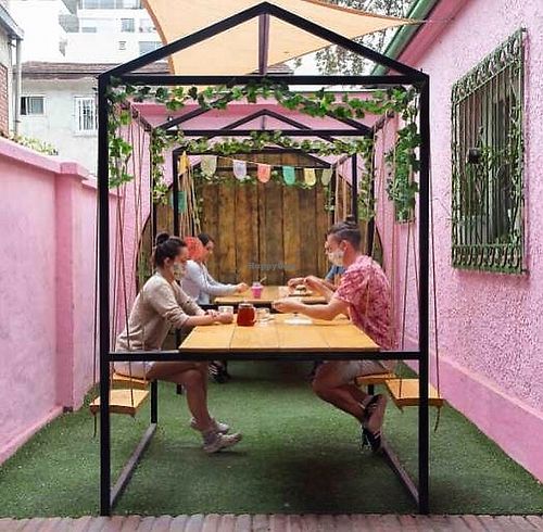 Picnic area!  at CactusBerry in Santiago