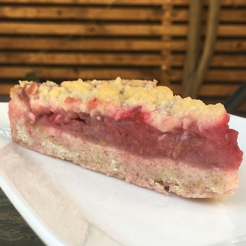 Raspberry kuchen  at CactusBerry in Santiago
