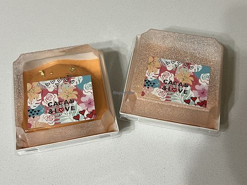 Delivery cake boxes  at Cacao & Love in Bangkok