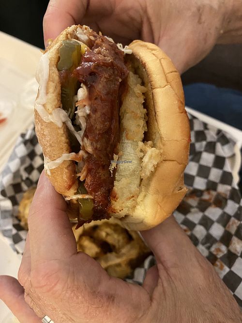 Western burger at Preference in Anchorage