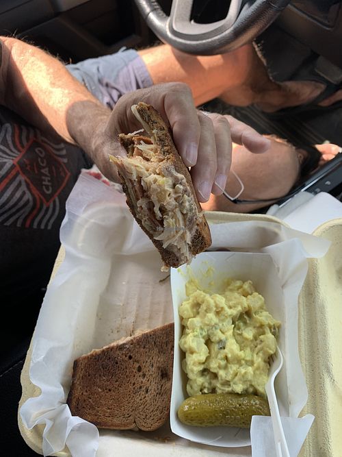 A filling sandwich at Preference in Anchorage