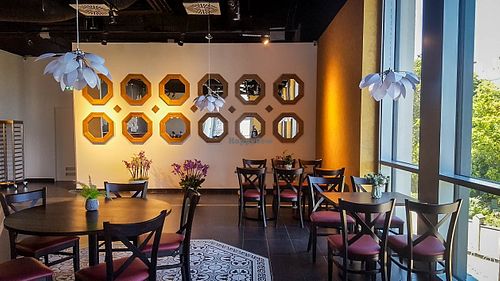 interior at An Veganteria in Prague