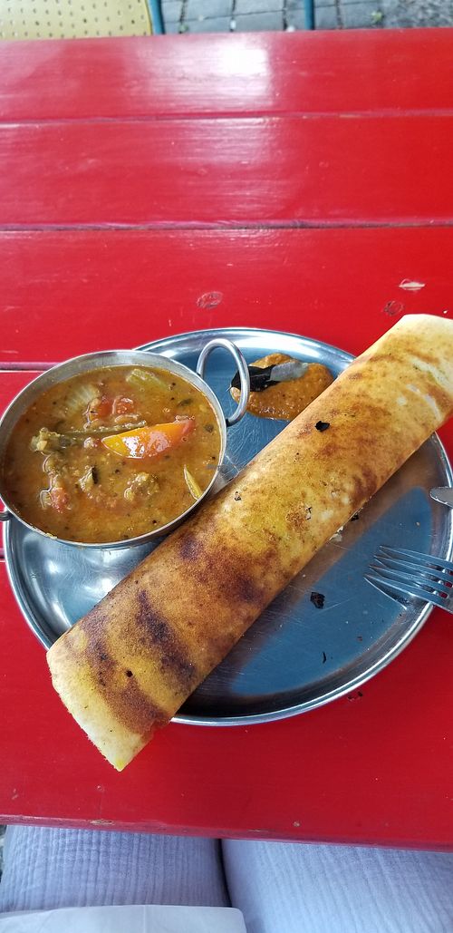 Masala Dosa at Jeera in Jerusalem