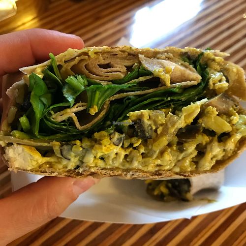 Tofu scramble at The Underground Bakery in Dennis