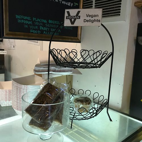 Vegan baked selections at The Underground Bakery in Dennis