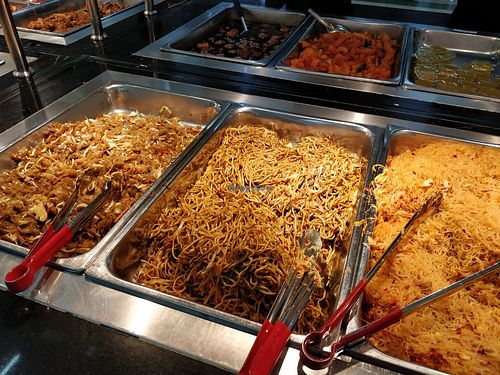 Buffet selection at Ariya Maitreya Restaurant 彌勒佛素食館 in Batam