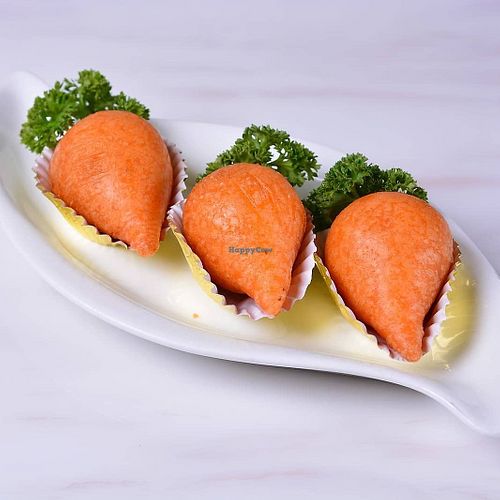 Our Carrot Hamsuigok is one of our most popular dishes! at Deluxe Veggie 尚齋 in Hong Kong Island