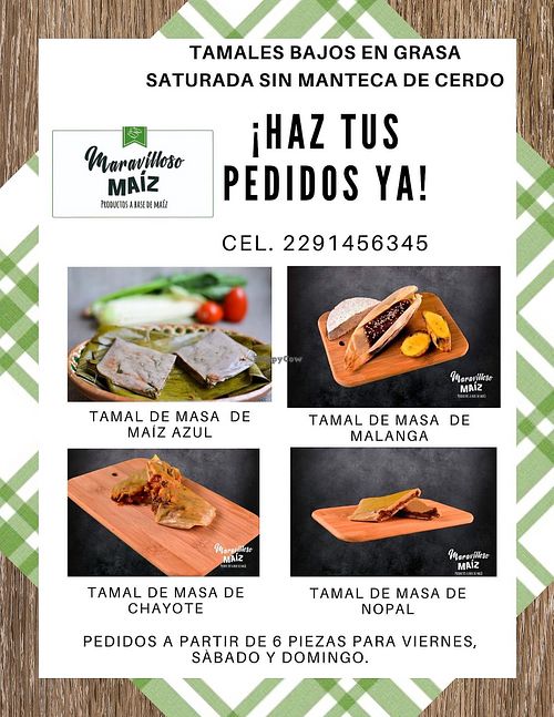 Anuncio at Maravilloso Maiz in Veracruz